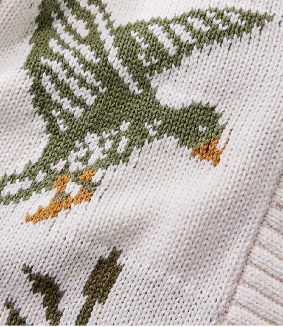 L.L.Bean | Women's Signature Original Cotton Sweater, Shawl Cardigan Novelty