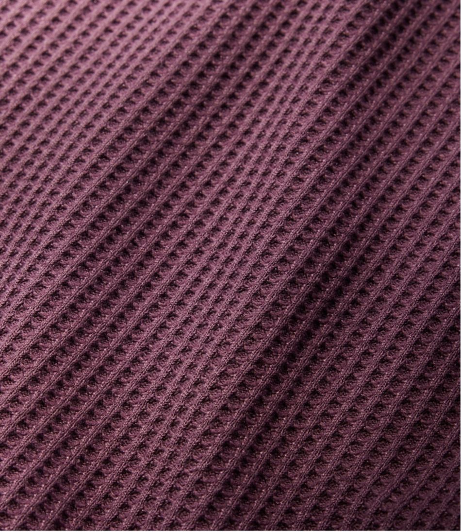 L.L.Bean | Women's Birchwood Brushed Waffle Top, Crewneck