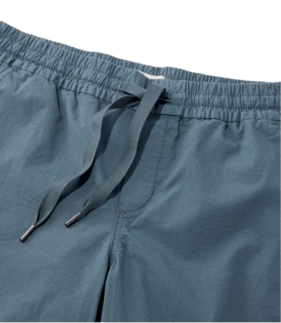 L.L.Bean | Women's Stretch Ripstop Pull-On Pants, Wide-Leg Ankle