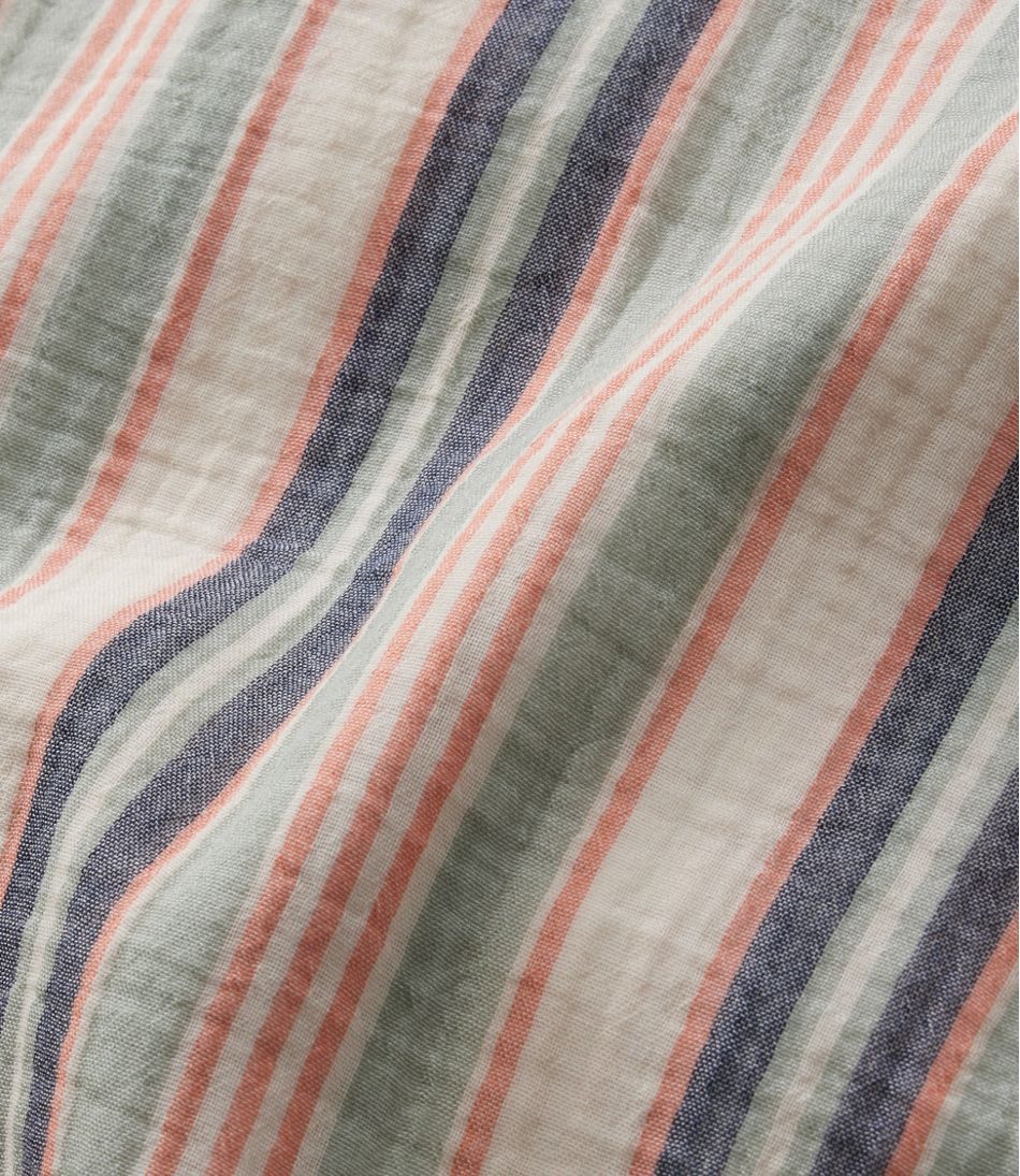 L.L.Bean | Women's Cloud Gauze Short-Sleeve Shift Dress, Stripe