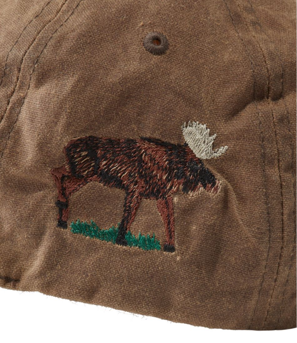 L.L.Bean | Adults' MIF&W Waxcloth Hat, Moose