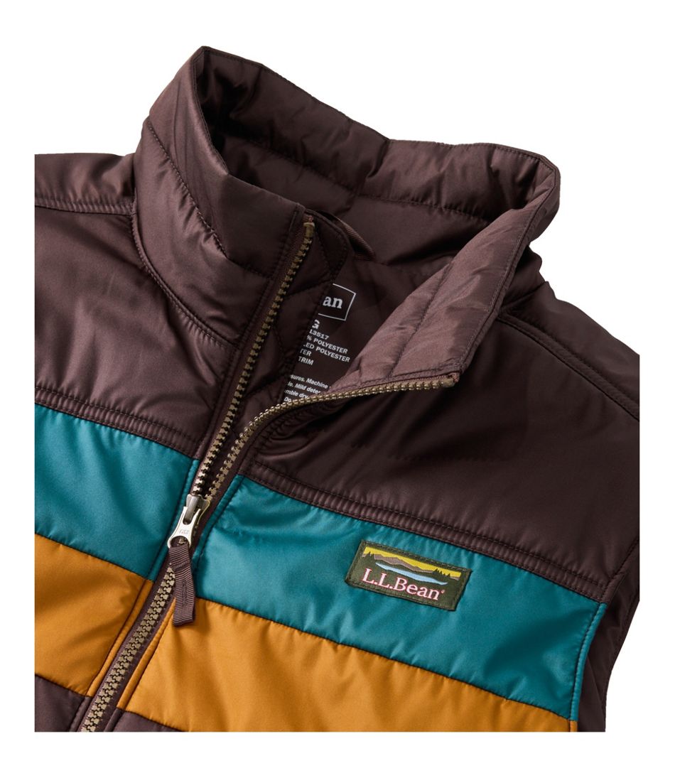 L.L.Bean | Men's Mountain Classic Puffer Vest, Colorblock