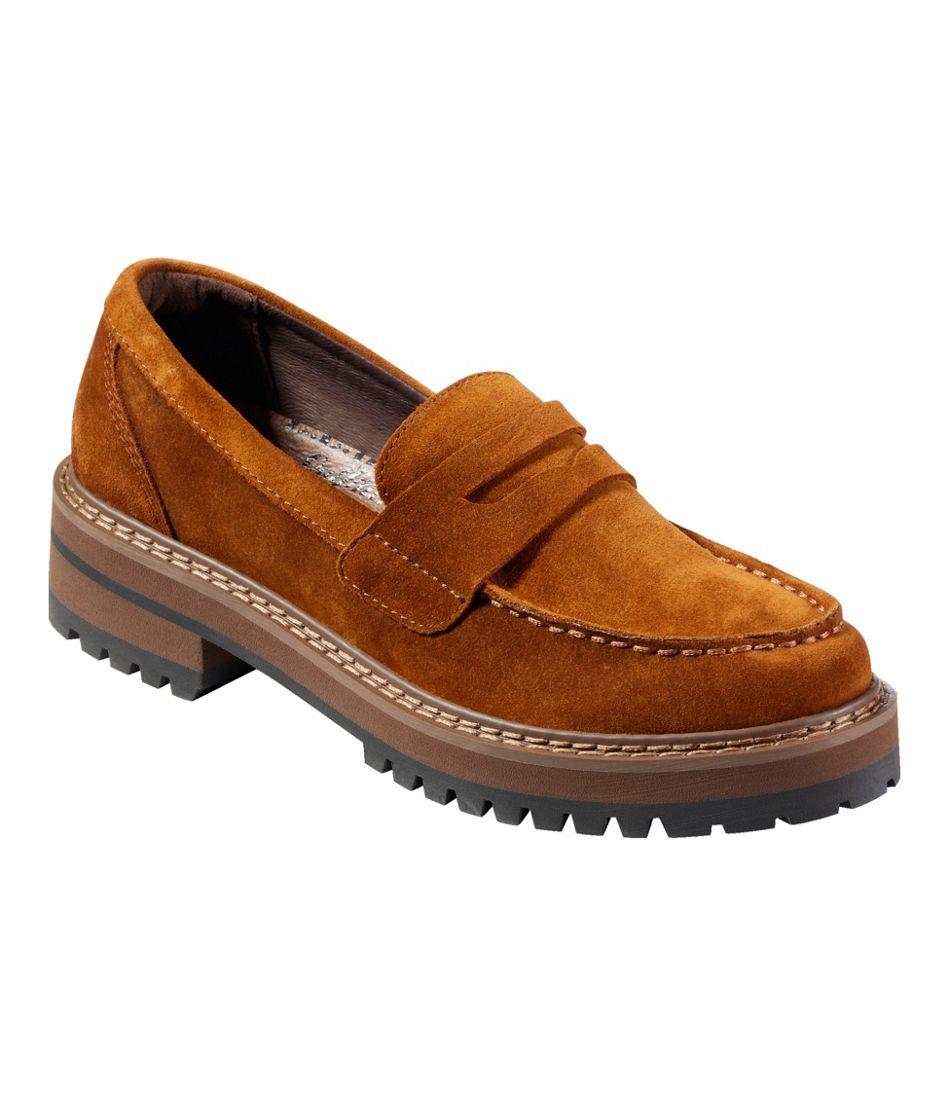 L.L.Bean | Women's Camden Hills Penny Loafers, Suede
