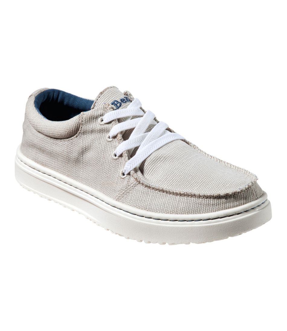 L.L.Bean | Women's Higgins Beach 4-Eye Lace-Up Shoes, Canvas