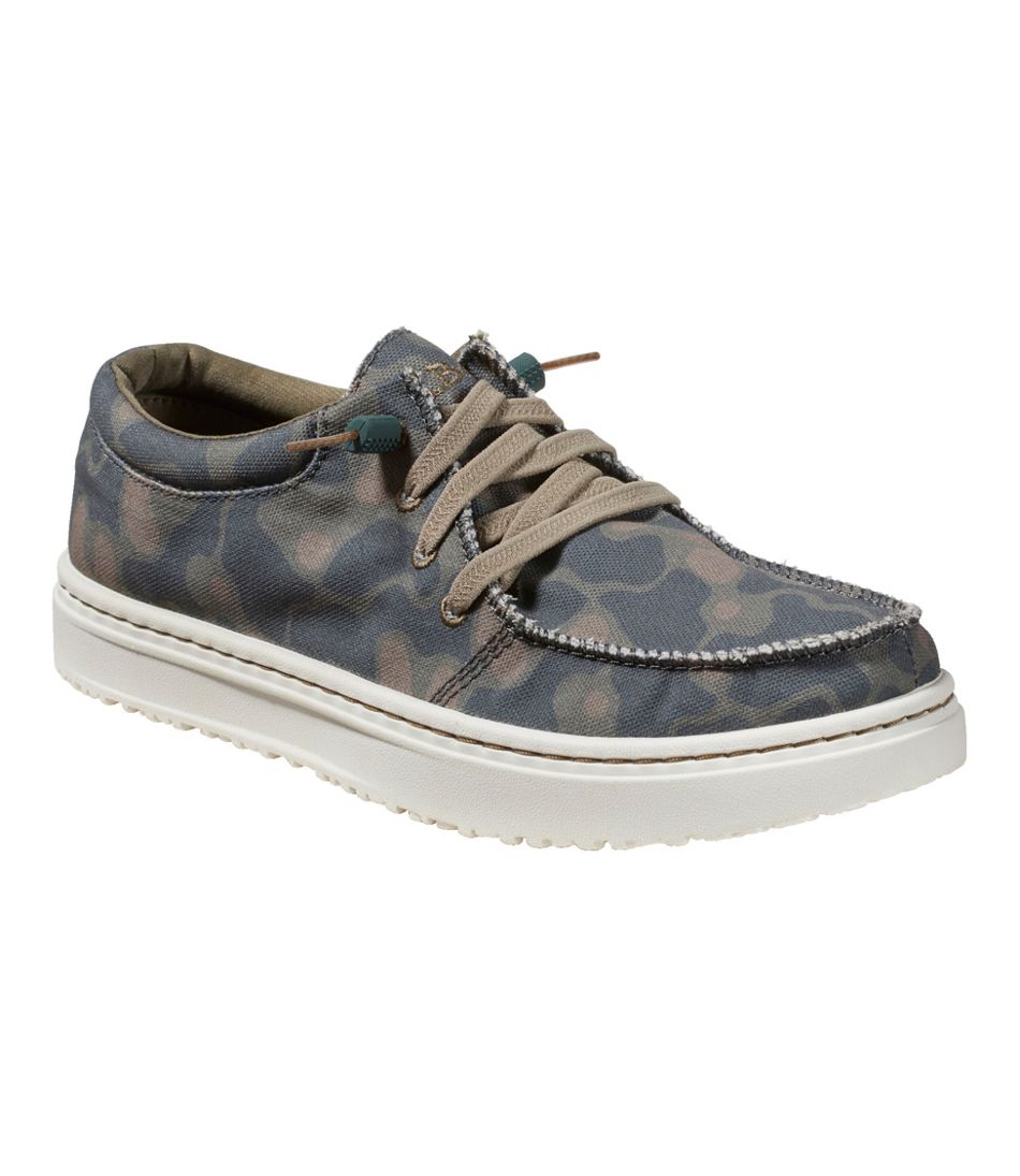 L.L.Bean | Women's Higgins Beach 4-Eye Slip-Ons, Print