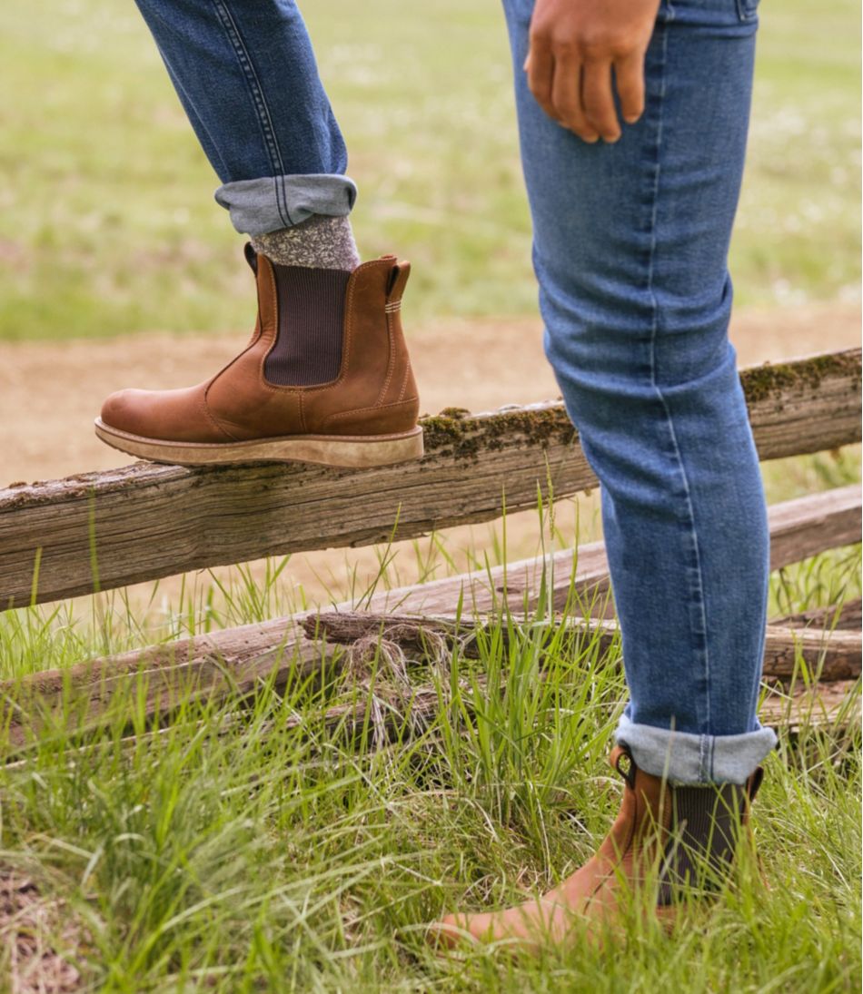 L.L.Bean | Men's Stonington Chelsea Boots, Leather
