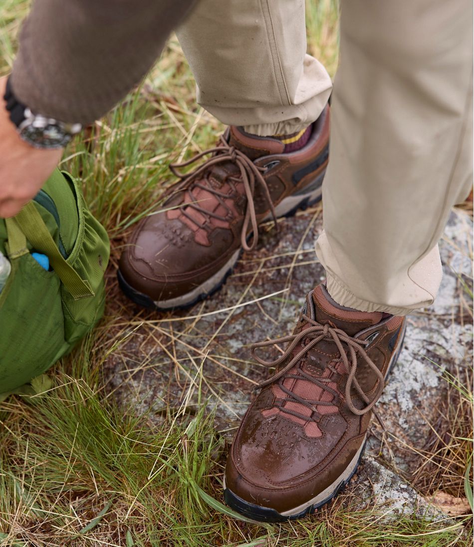 L.L.Bean | Men's Trail Model X Waterproof Hiking Shoes, Leather