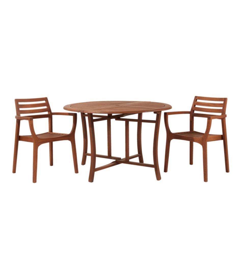 L.L.Bean | Eucalyptus Folding Table, Round