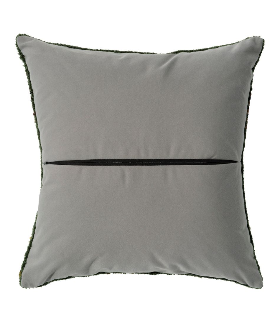 L.L.Bean | Indoor/Outdoor Hooked Pillow, Owls