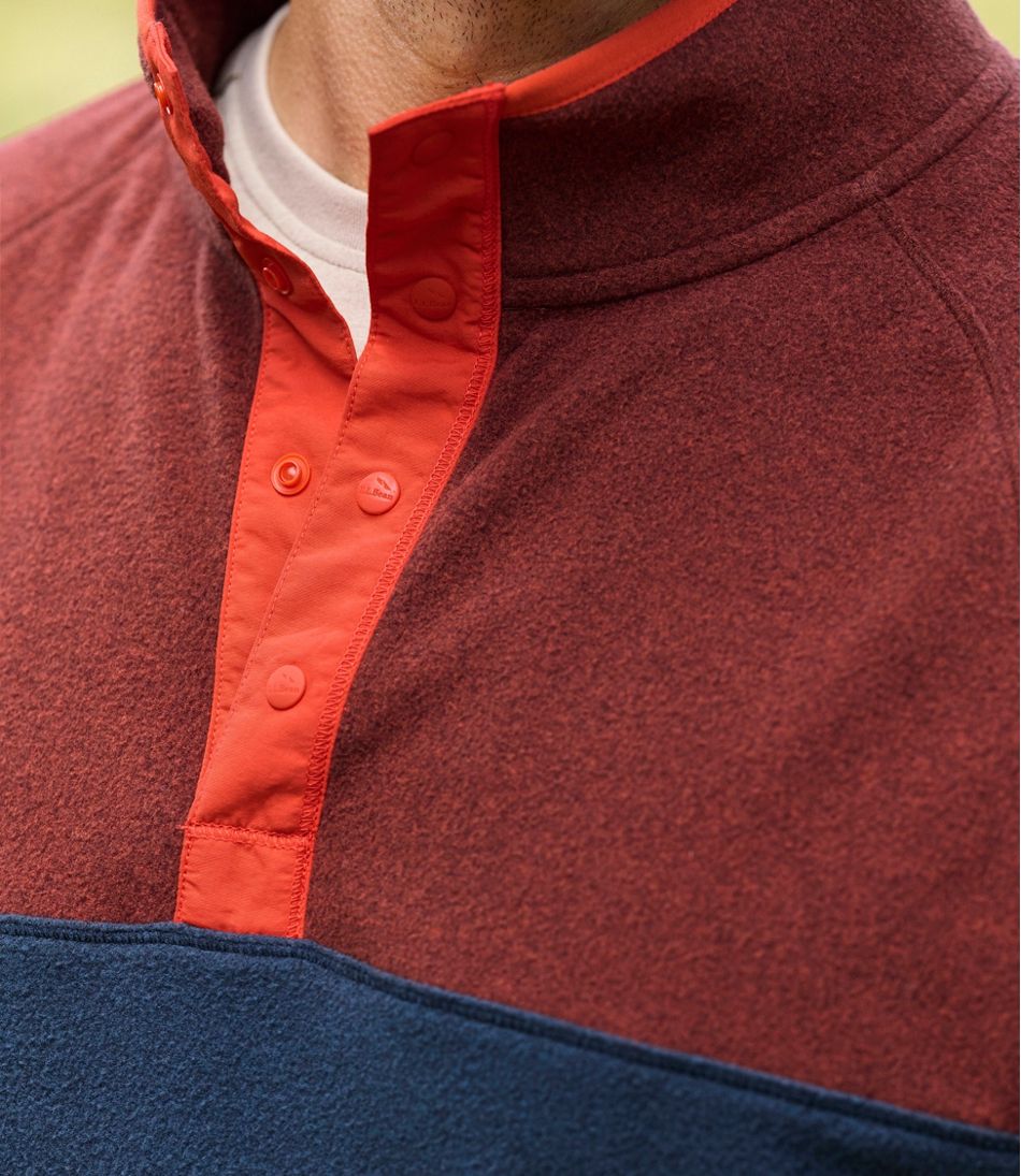 L.L.Bean | Men's All Season Access Fleece Pullover, Colorblock