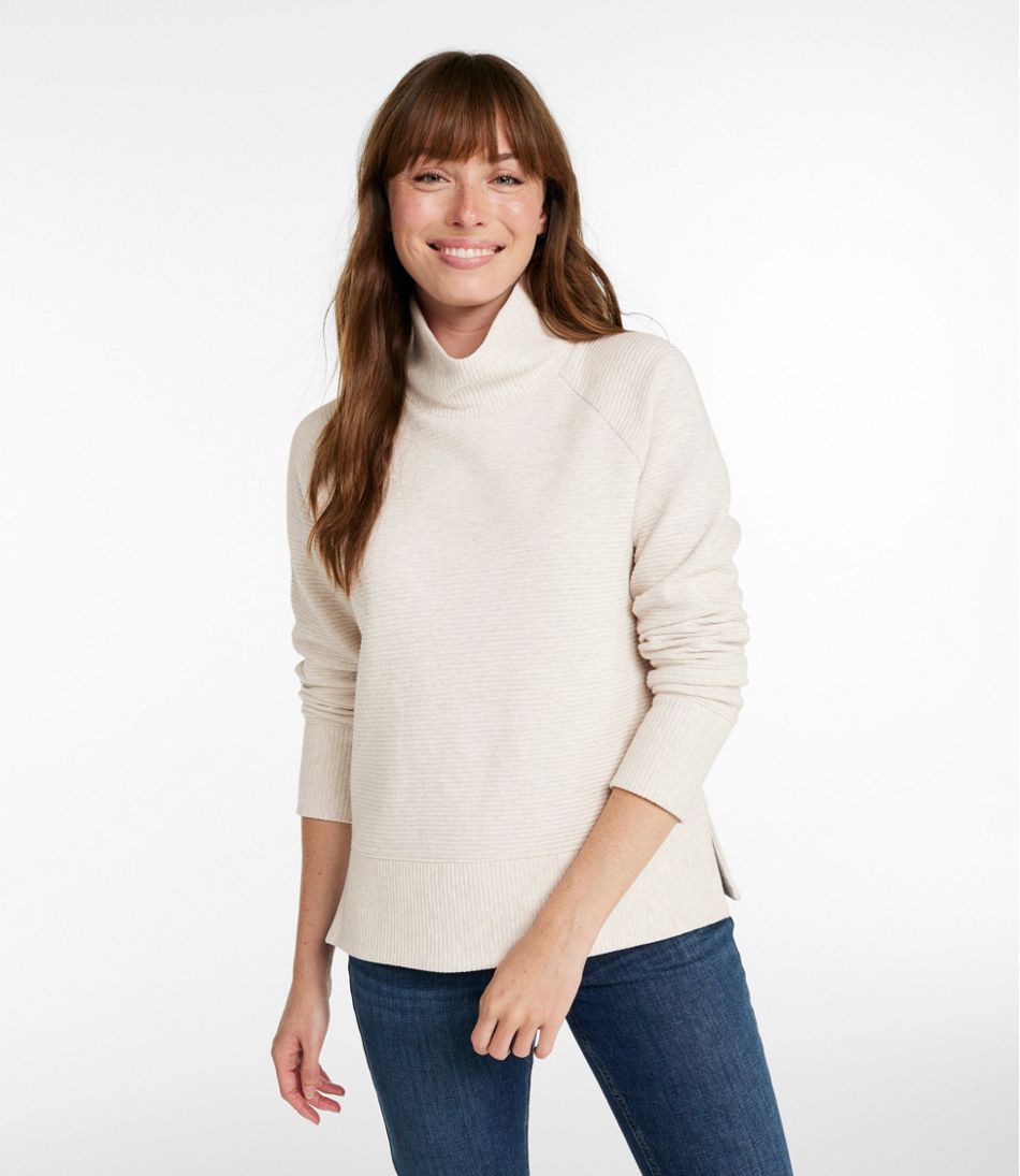 L.L.Bean | Women's Lakewashed Double-Knit Funnelneck