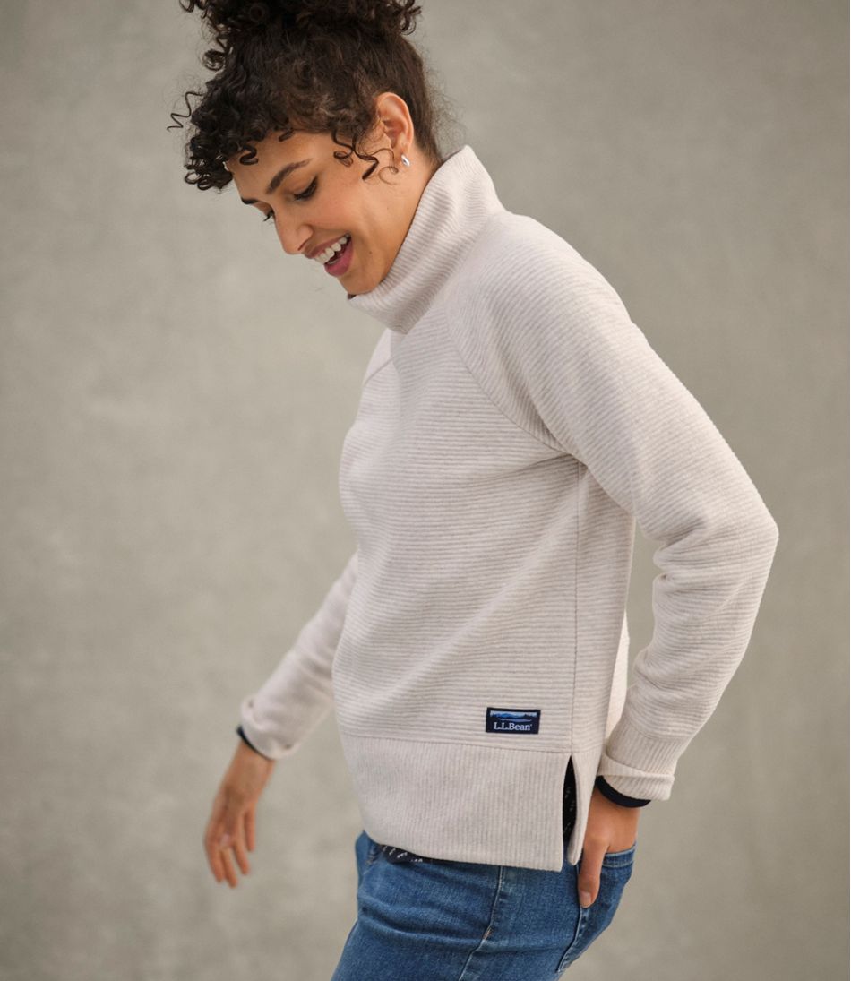 L.L.Bean | Women's Lakewashed Double-Knit Funnelneck