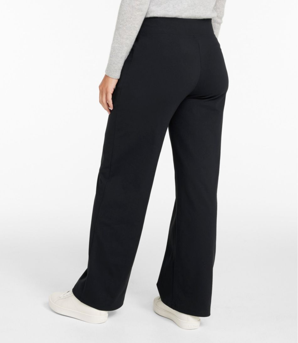 L.L.Bean | Women's Go-Anywhere Pants, High-Rise Wide-Leg