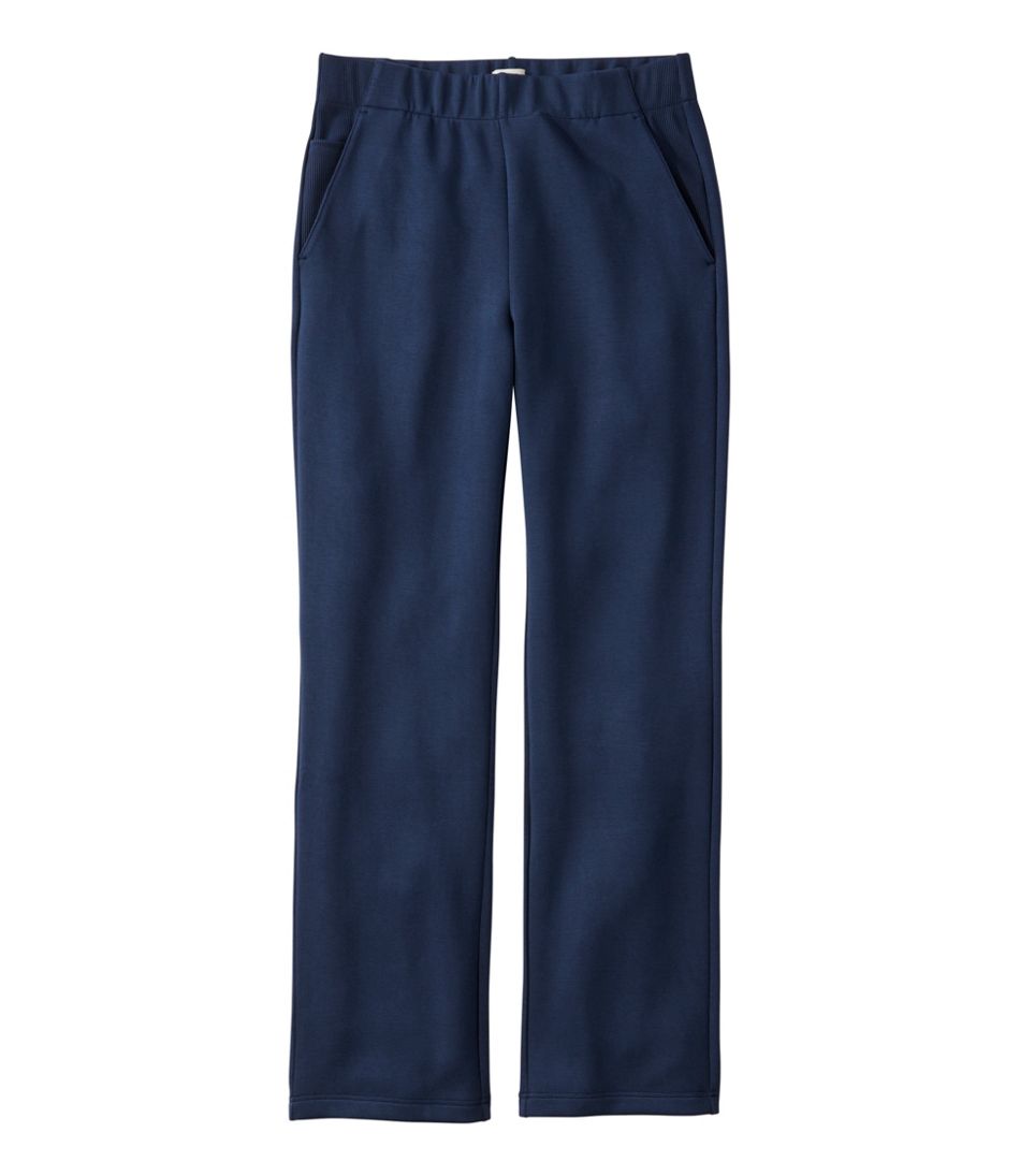 L.L.Bean | Women's L.L.Bean CloudSoft Pants, Mid-Rise Straight-Leg