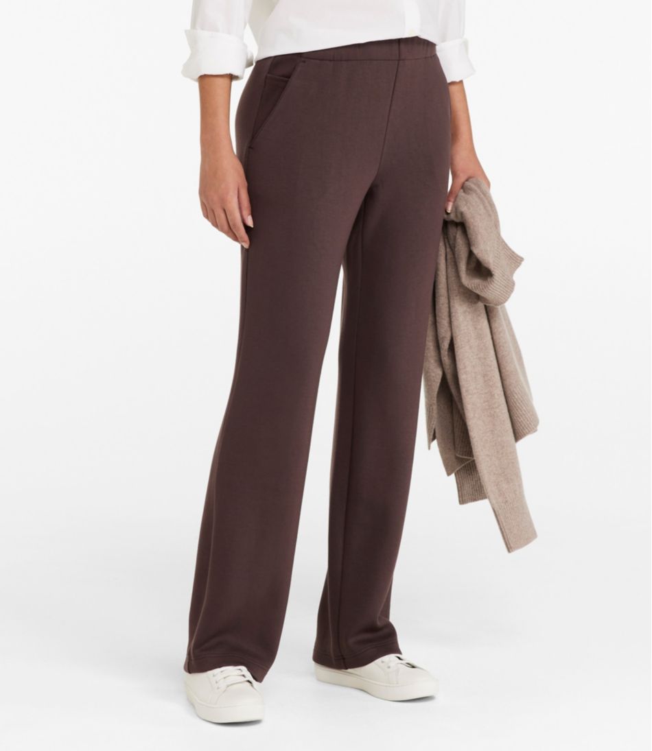 L.L.Bean | Women's L.L.Bean CloudSoft Pants, Mid-Rise Straight-Leg