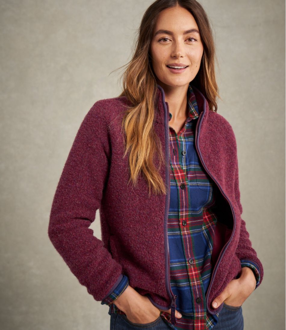 L.L.Bean | Women's All Season Wool Fleece Full-Zip Jacket