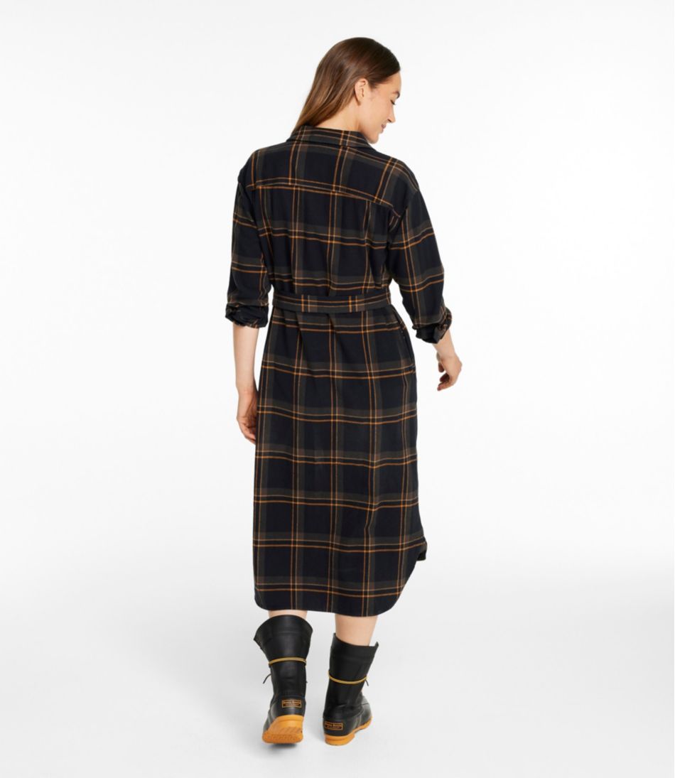 L.L.Bean | Women's Signature Camp Flannel Midi Dress