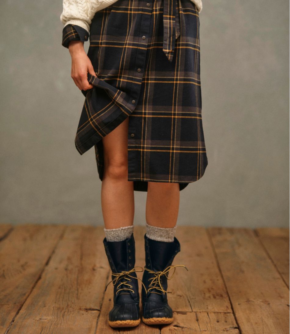 L.L.Bean | Women's Signature Camp Flannel Midi Dress
