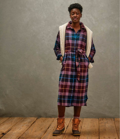 L.L.Bean | Women's Signature Camp Flannel Midi Dress