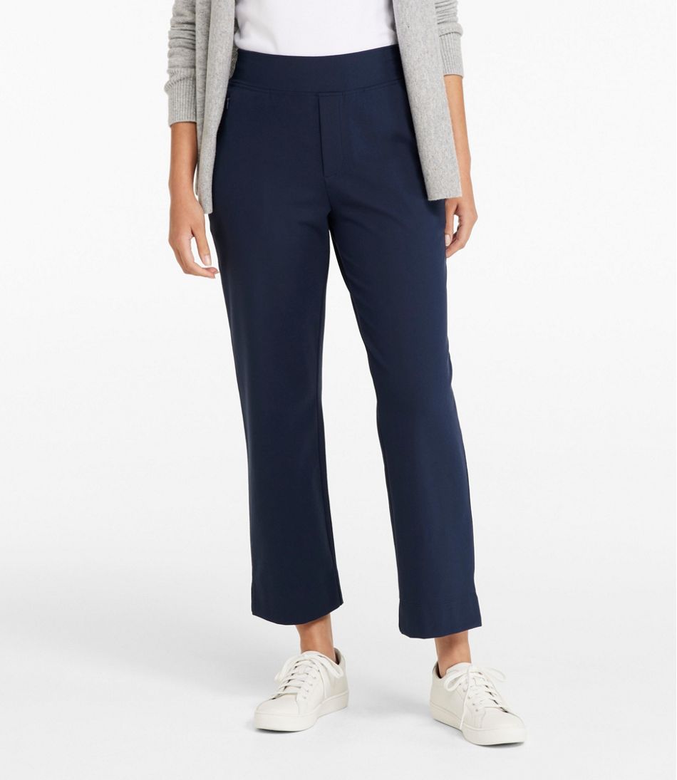 L.L.Bean | Women's Go-Anywhere Pants, High-Rise Straight-Leg Ankle