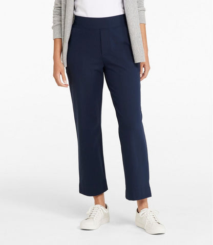 L.L.Bean | Women's Go-Anywhere Pants, High-Rise Straight-Leg Ankle