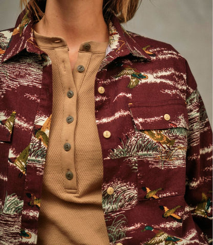 L.L.Bean | Women's Signature Premium Thermal Tops, Long-Sleeve Henley Shirt