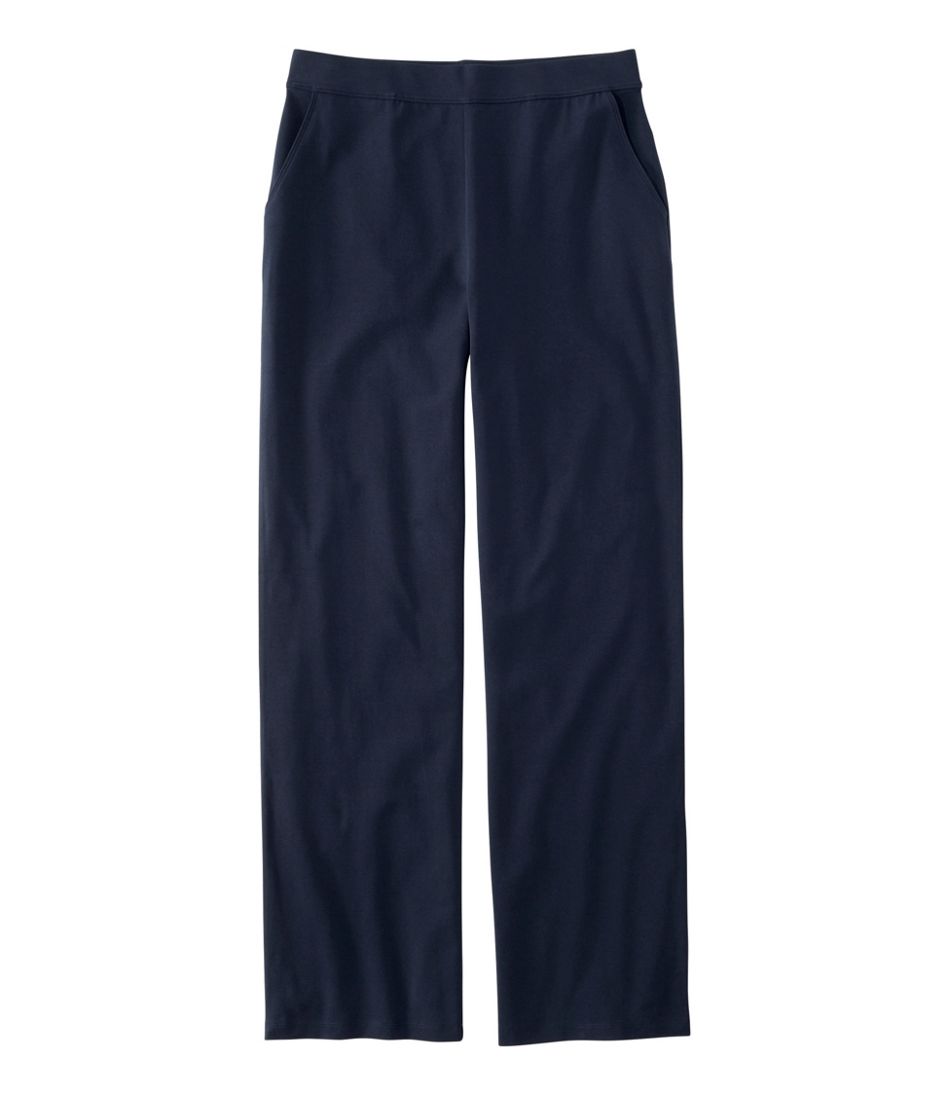 L.L.Bean | Women's Perfect Fit Pants, Wide Straight-Leg