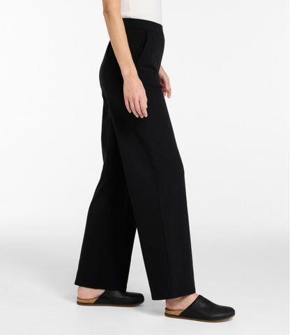 L.L.Bean | Women's Perfect Fit Pants, Wide Straight-Leg