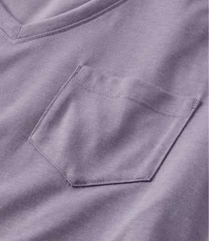 L.L.Bean | Women's Vista Camp V-Neck Pocket Tee, Long-Sleeve