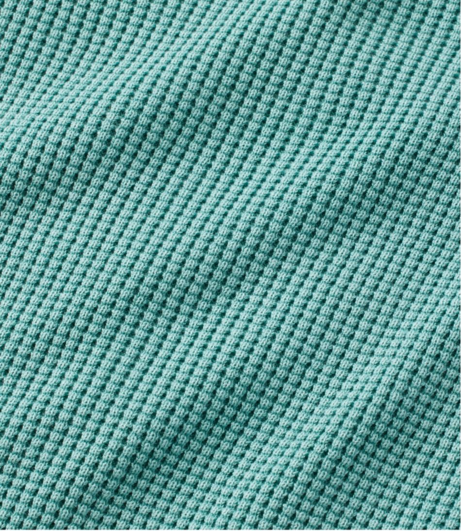 L.L.Bean | Women's Sunwashed Waffle Sweater, Splitneck