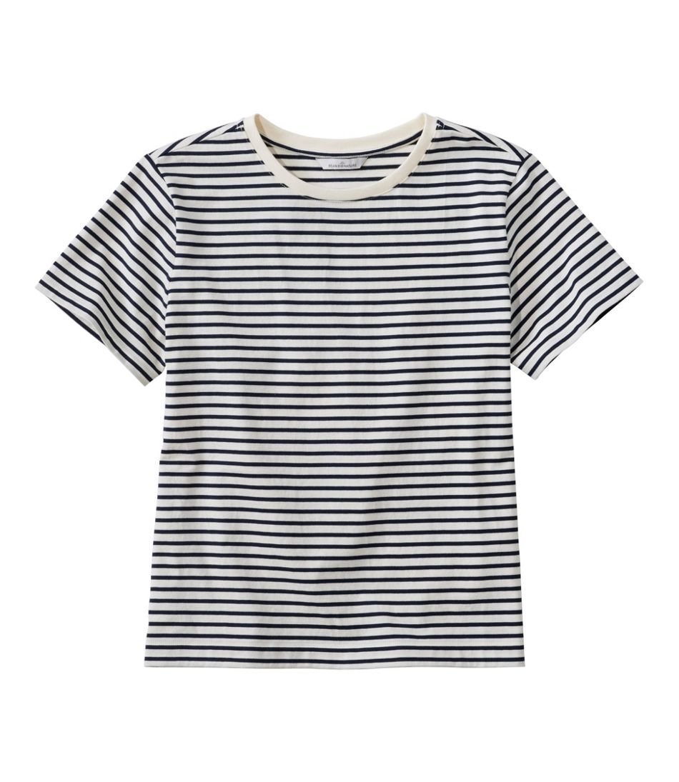 L.L.Bean | Women's Signature Premium Essential Tee, Short-Sleeve Novelty