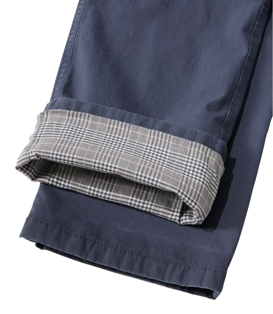 L.L.Bean | Women's 207 Vintage Cotton Canvas Pants, Mid-Rise Straight-Leg Cargo Lined