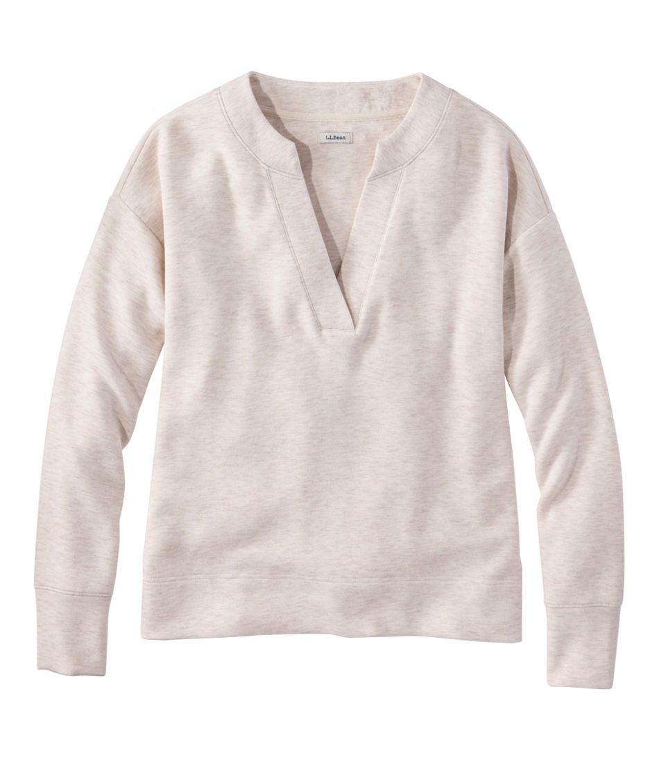 L.L.Bean | Women's L.L.Bean CloudSoft Splitneck Pullover