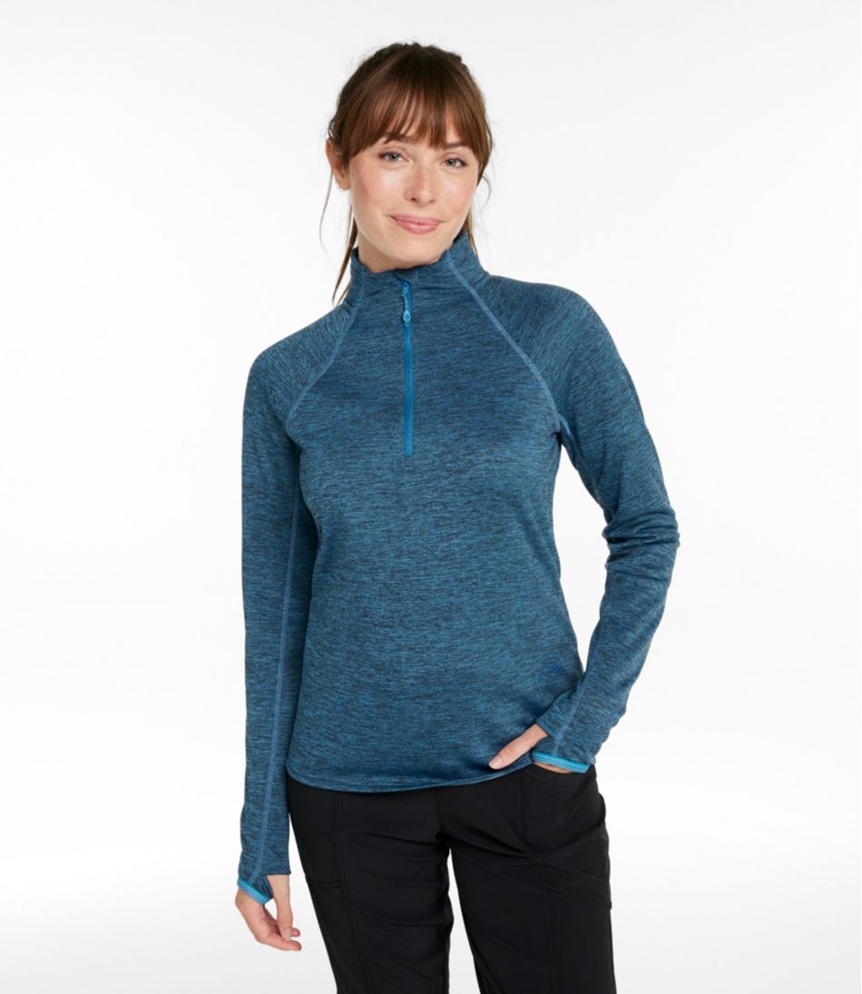 L.L.Bean | Women's Primaloft ThermaStretch Fleece 1/4 Zip Pullover