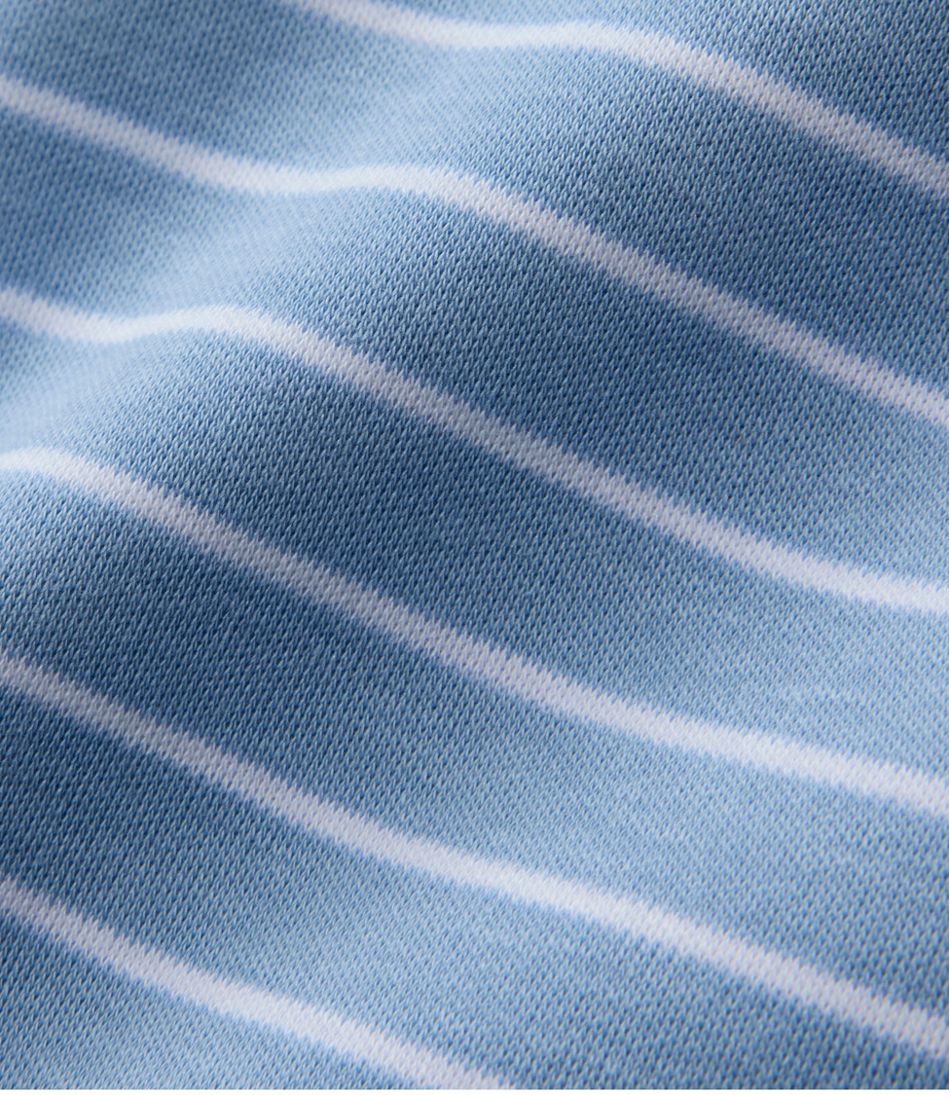 L.L.Bean | Women's Pima Cotton Tee, Long-Sleeve Crewneck Cardigan Stripe