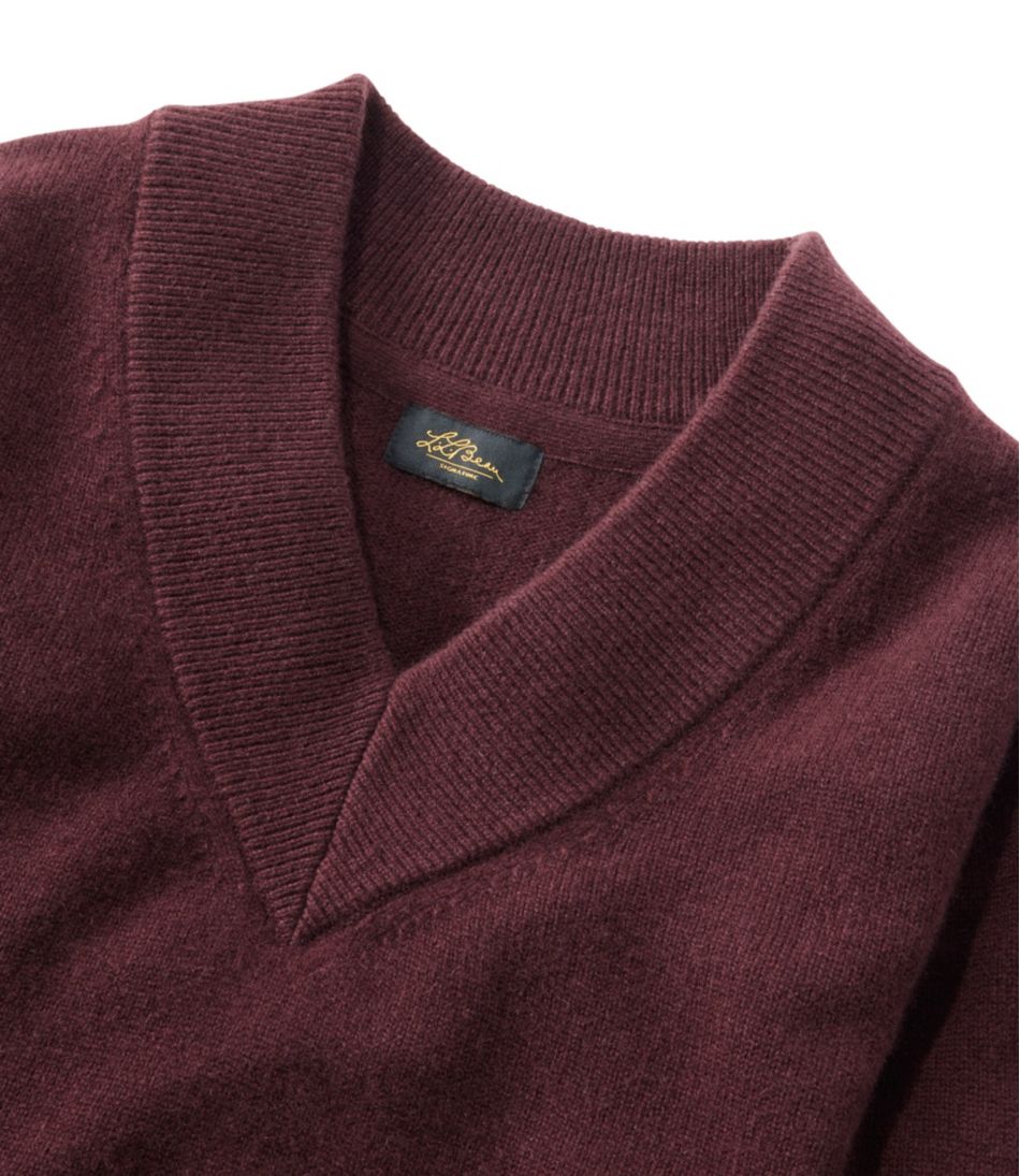 L.L.Bean | Women's Signature Premium Essential Cashmere Sweater, Relaxed V-Neck