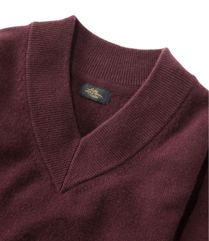 L.L.Bean | Women's Signature Premium Essential Cashmere Sweater, Relaxed V-Neck