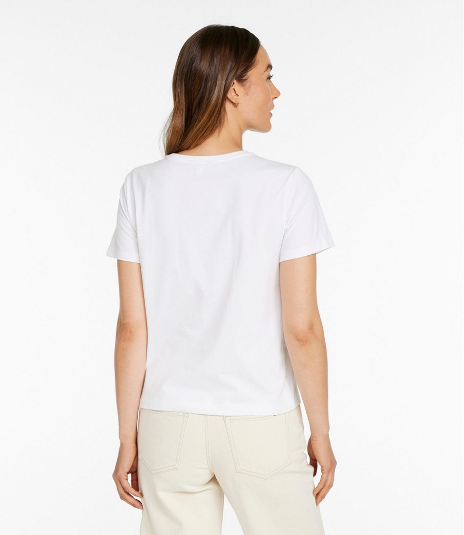 L.L.Bean | Women's Signature Premium Essential Tee, Short-Sleeve