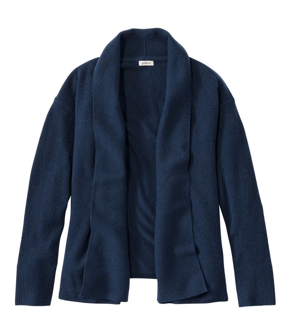 L.L.Bean | Women's Classic Cashmere Sweater, Relaxed Cardigan