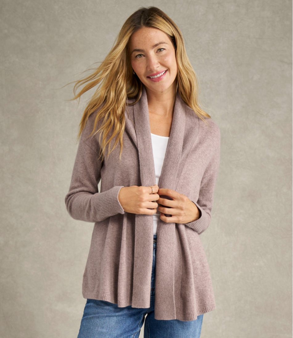 L.L.Bean | Women's Classic Cashmere Sweater, Relaxed Cardigan