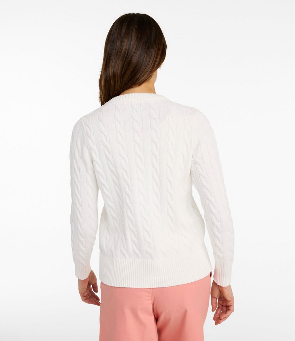 L.L.Bean | Women's The Original Double L® Sweater, Cable Cardigan