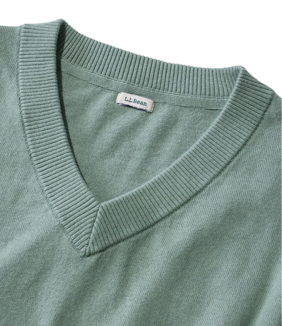 L.L.Bean | Women's Cotton/Cashmere Sweater, V-Neck