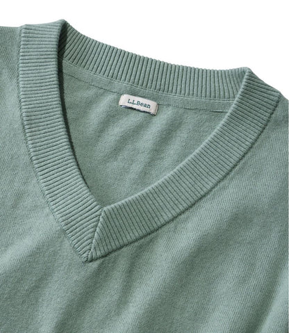 L.L.Bean | Women's Cotton/Cashmere Sweater, V-Neck