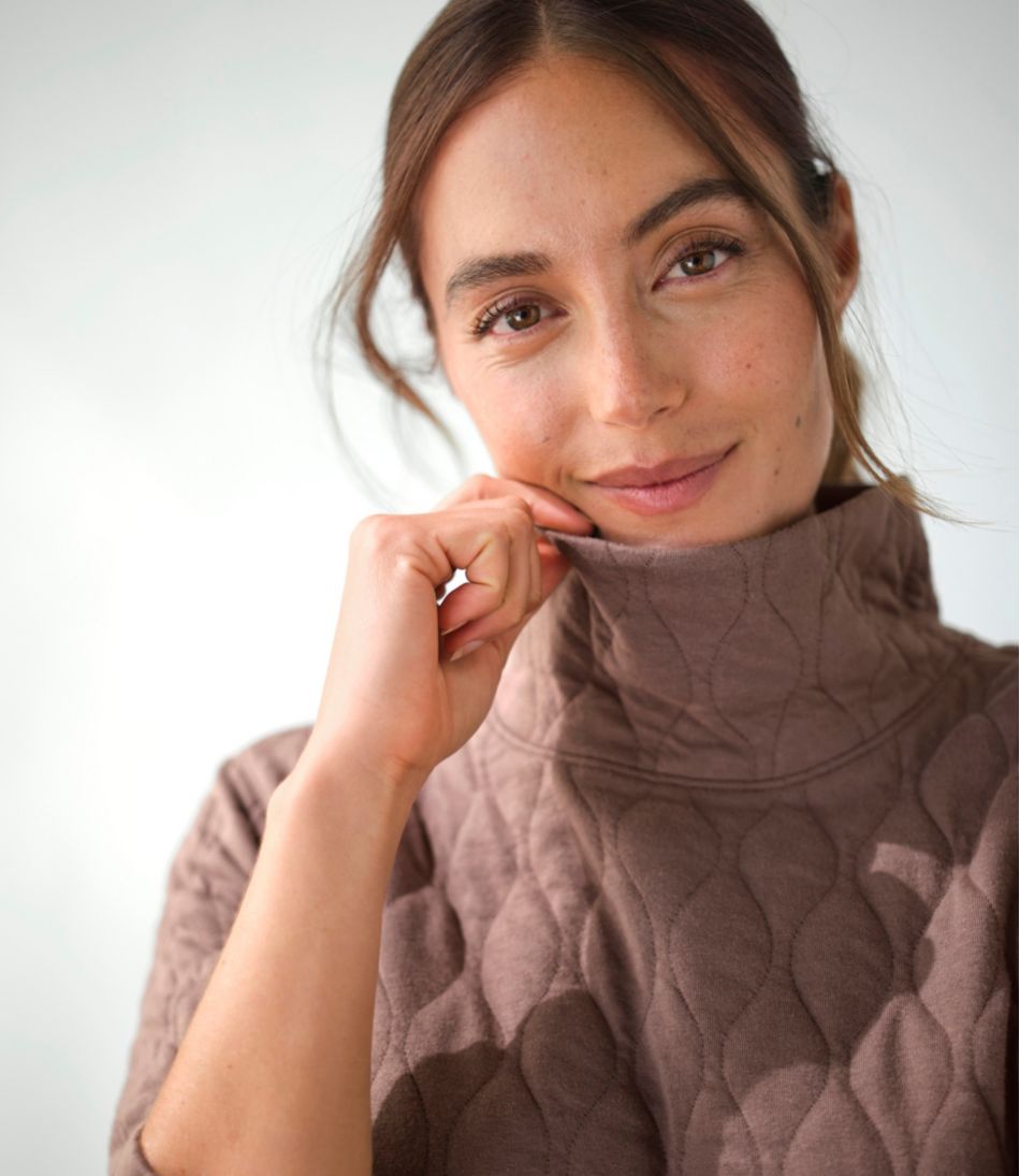 L.L.Bean | Women's VentureSoft Quilted Funnelneck Pullover