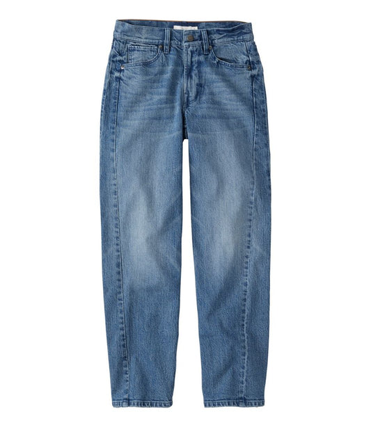 L.L.Bean | Women's Signature 1912 Premium Jeans, High-Rise Barrel Ankle