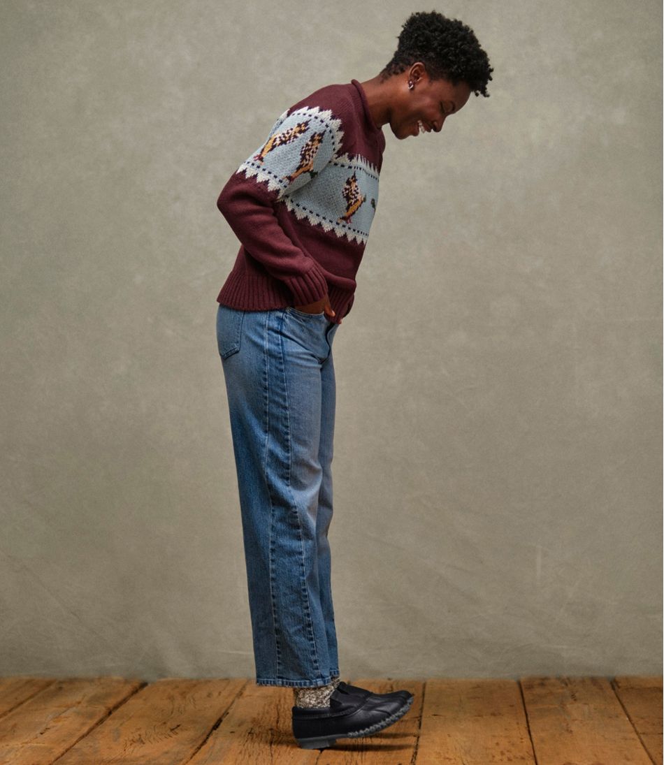 L.L.Bean | Women's Signature 1912 Premium Jeans, High-Rise Barrel Ankle
