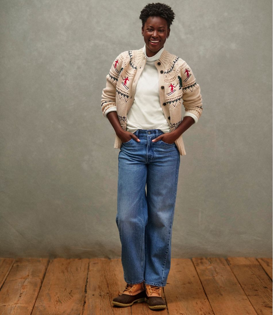 L.L.Bean | Women's Signature 1912 Premium Jeans, High-Rise Barrel Ankle