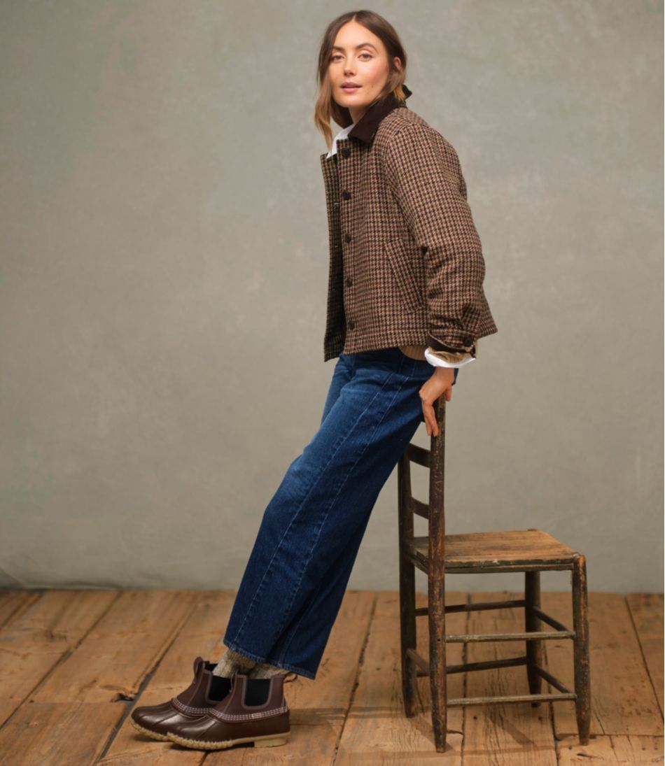 L.L.Bean | Women's Signature 1912 Premium Jeans, High-Rise Barrel Ankle