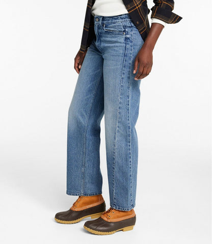 L.L.Bean | Women's Signature 1912 Premium Jeans, High-Rise Barrel Ankle