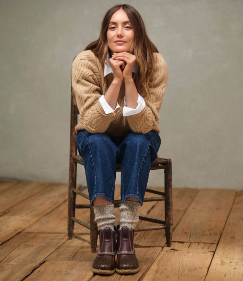 L.L.Bean | Women's Signature 1912 Premium Jeans, High-Rise Barrel Ankle